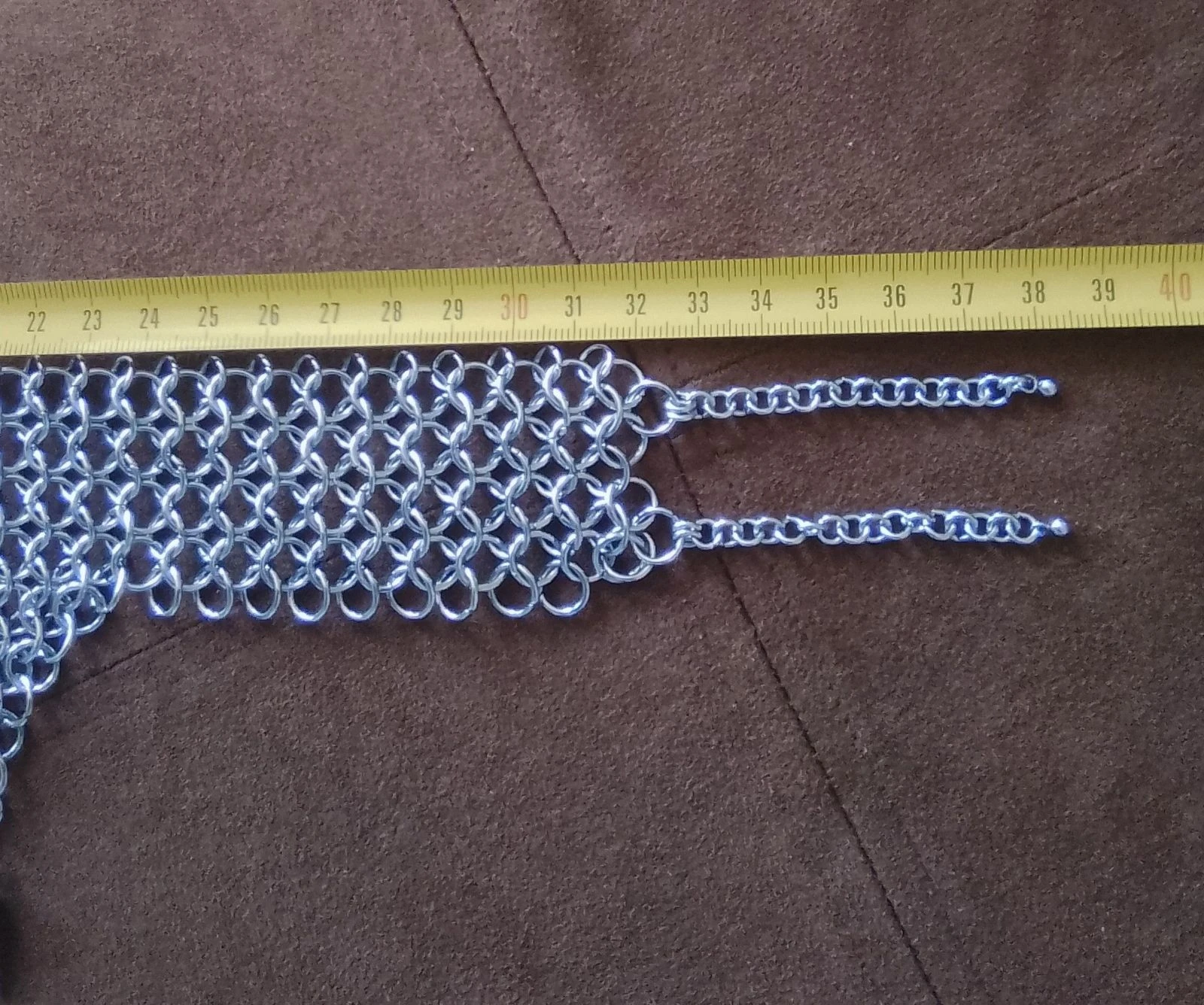Colar choker XL decote "lacinhos" corrente europeia – photo 6